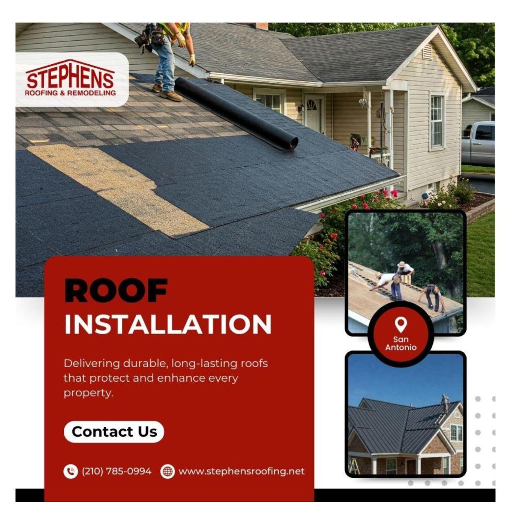 Roof Installation San Antonio