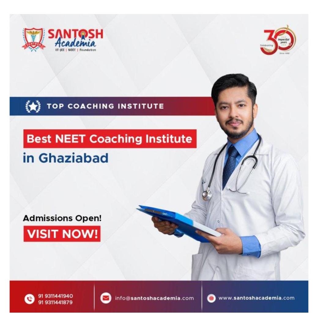 Best NEET Coaching Institute in Ghaziabad for Medical Aspirants