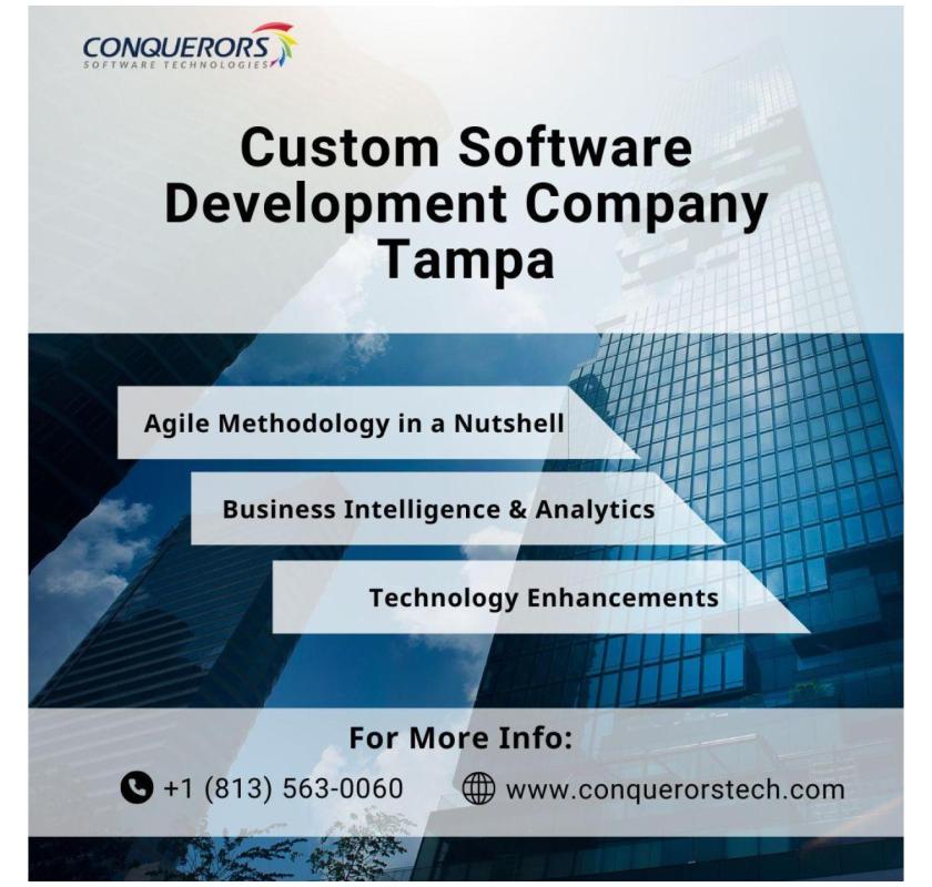 Custom Software Development Company Tampa | Conquerors Tech