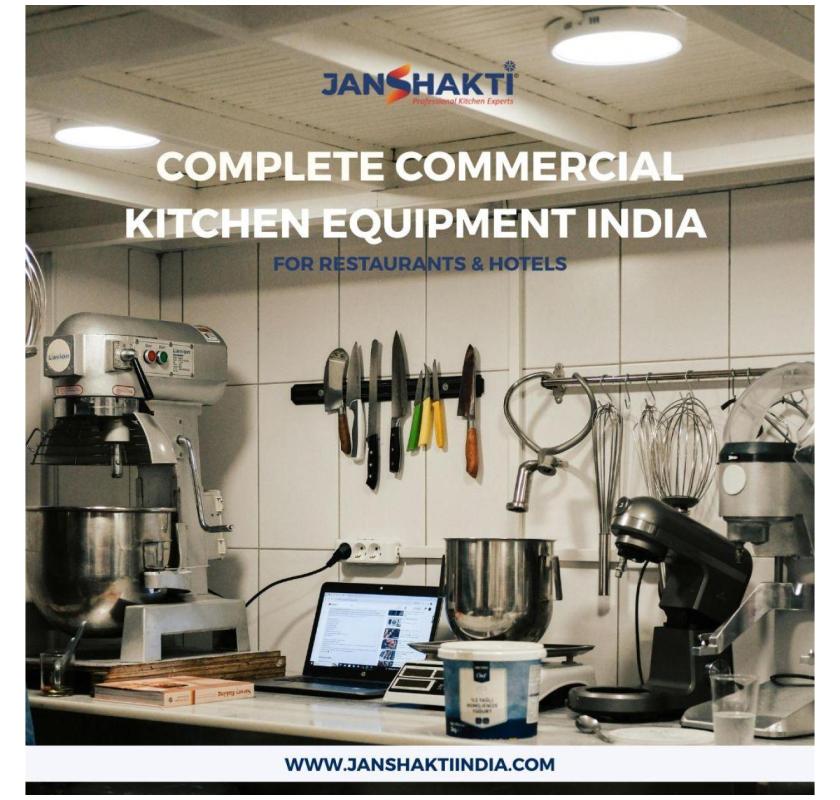 Complete Commercial Kitchen Equipment India for Restaurants & Hotels