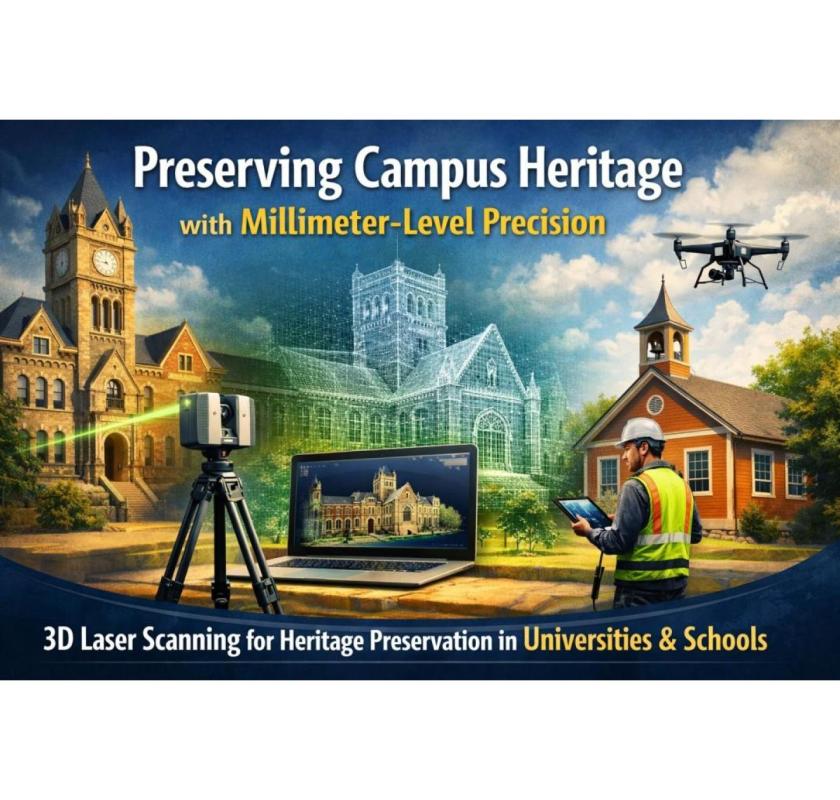3D Laser Scanning for Heritage Preservation in Universities & Schools | TopBIM