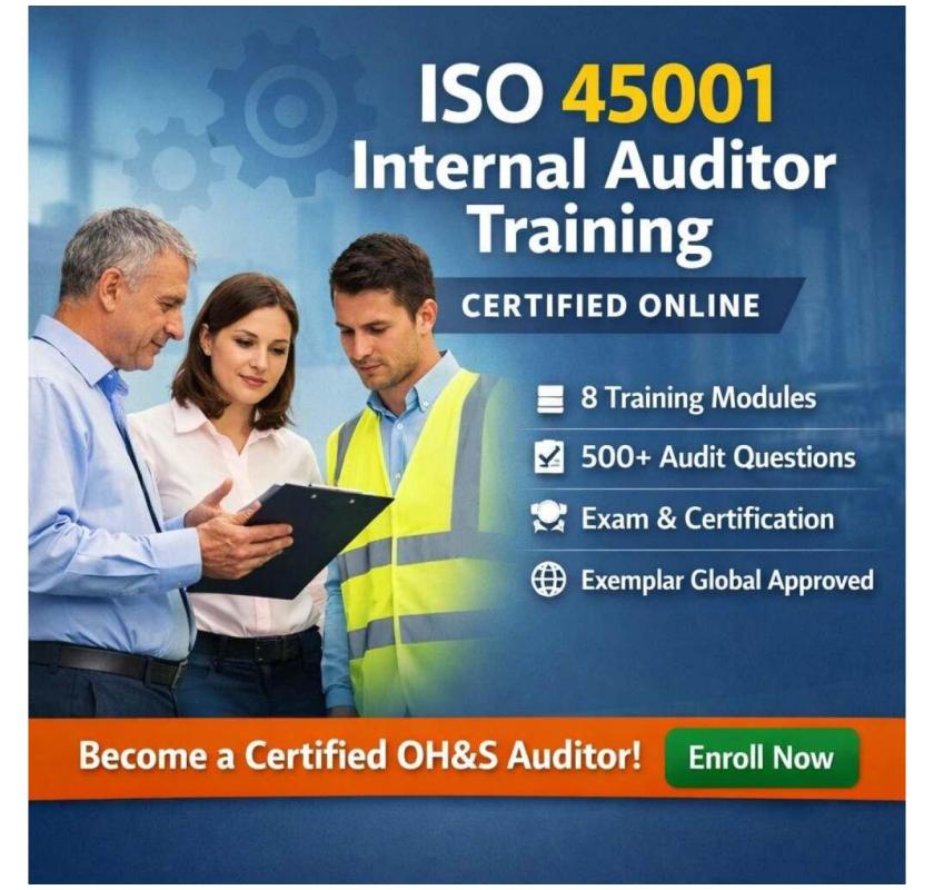 ISO 45001 Auditor E-learning Program