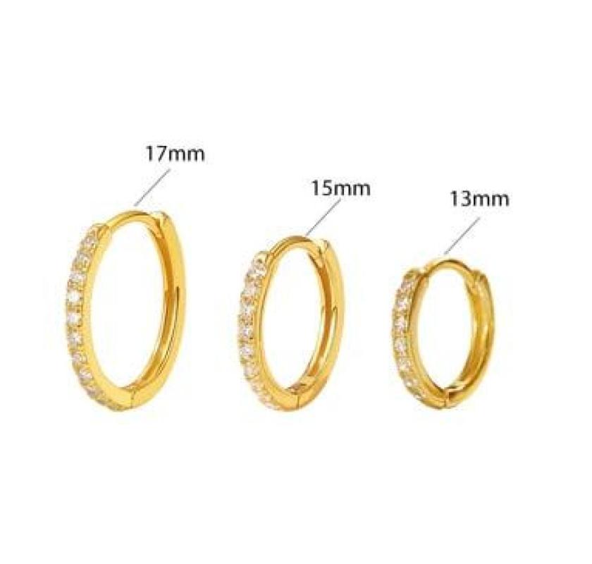 Top 18k Gold Hoop Earrings Manufacture in USA