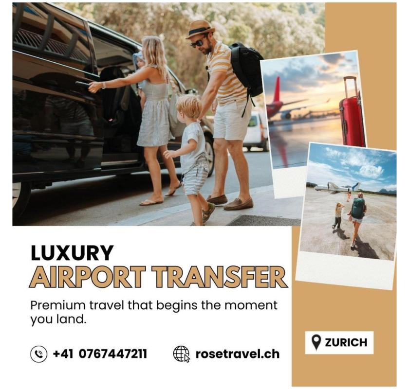 Luxury Airport Transfer in Zurich