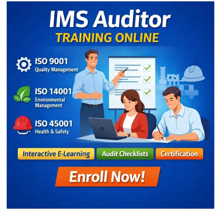 Certified IMS Auditor Training course