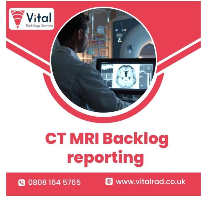 Efficient CT MRI Backlog Reporting Services
