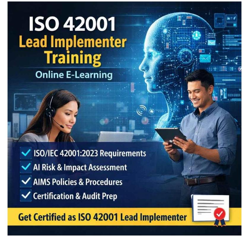Join ISO 42001 Lead Implementer Training Program
