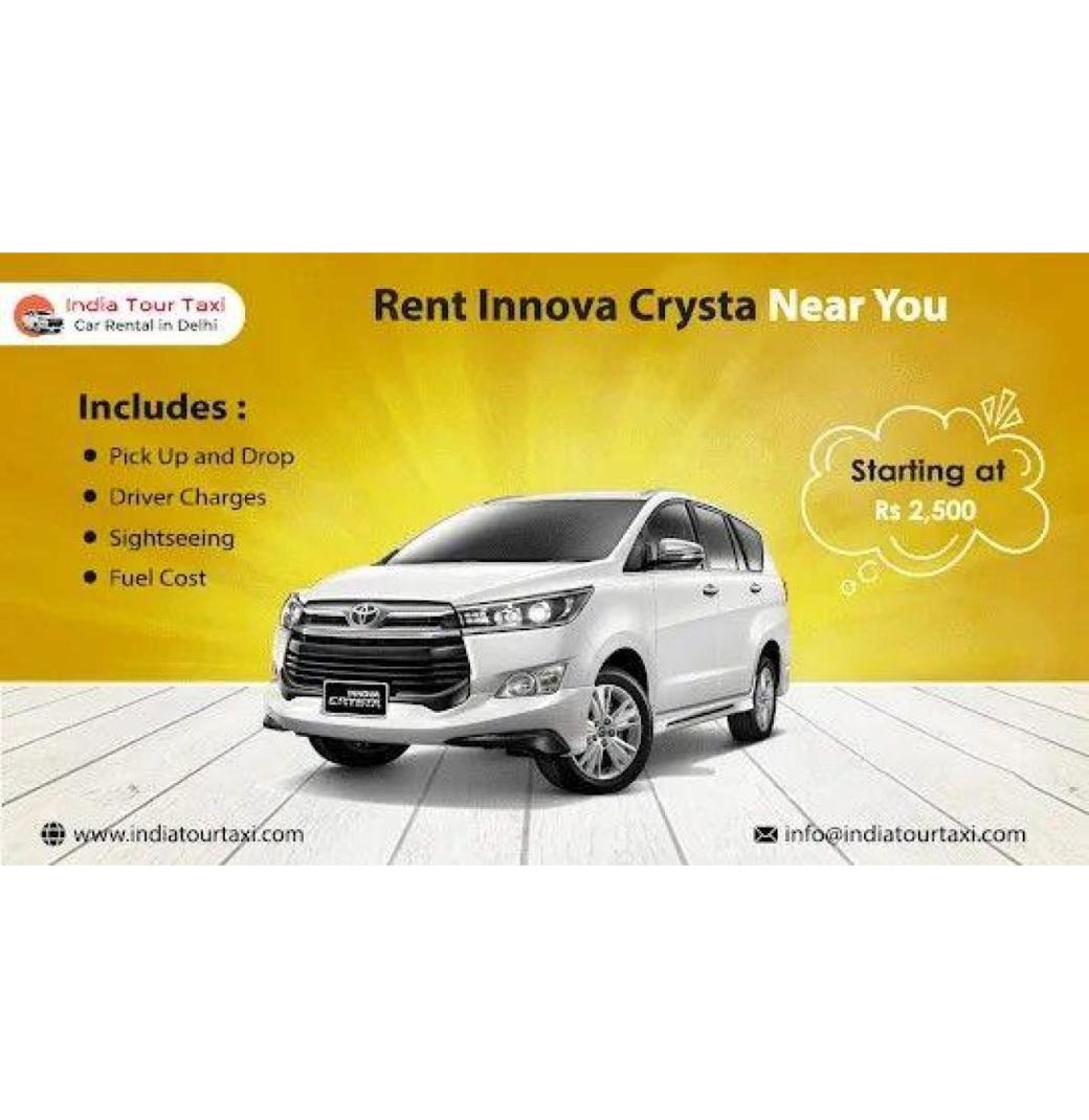 Innova Crysta Hire in Delhi for Comfortable & Reliable Car Rental