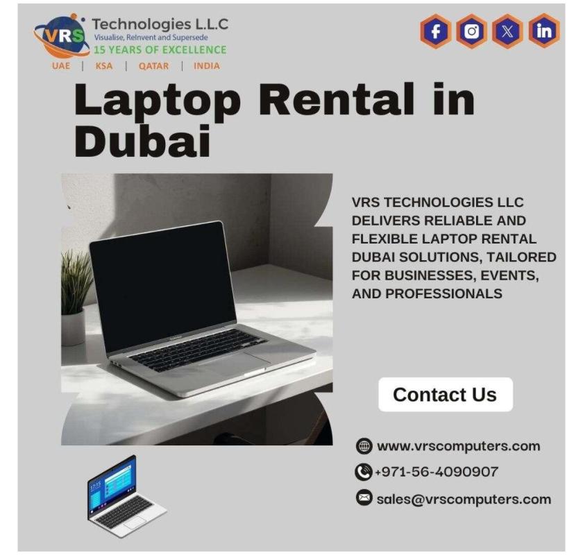 Why Do Companies Prefer Laptop Rental in Dubai Today?