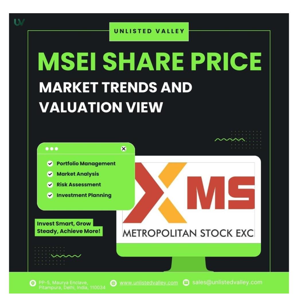 MSEI Unlisted Share Price: Business Overview, Financials & Market Outlook