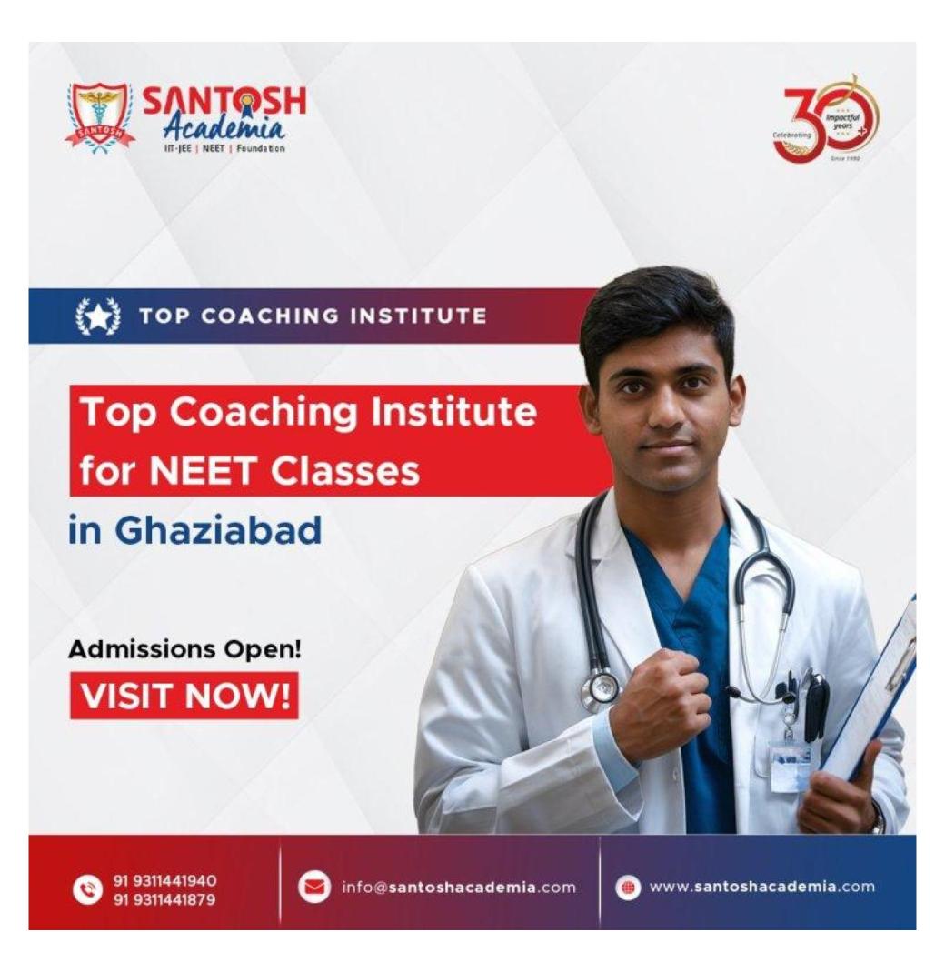 Top Coaching Institute for NEET Classes in Ghaziabad