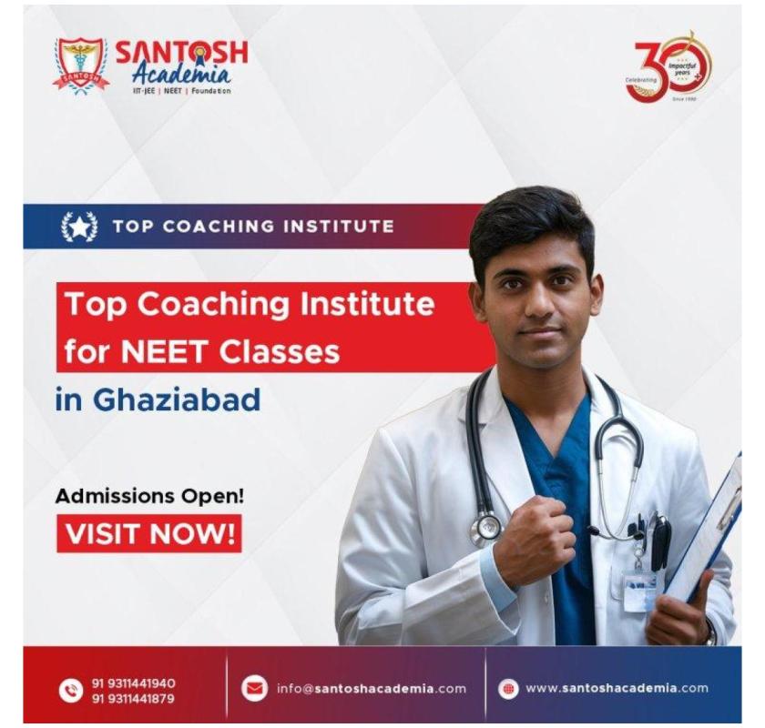 Top Coaching Institute for NEET Classes in Ghaziabad