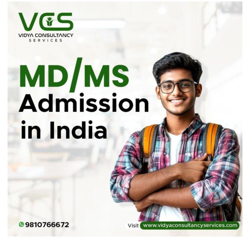 Top Guidance for MD/MS Admission in India