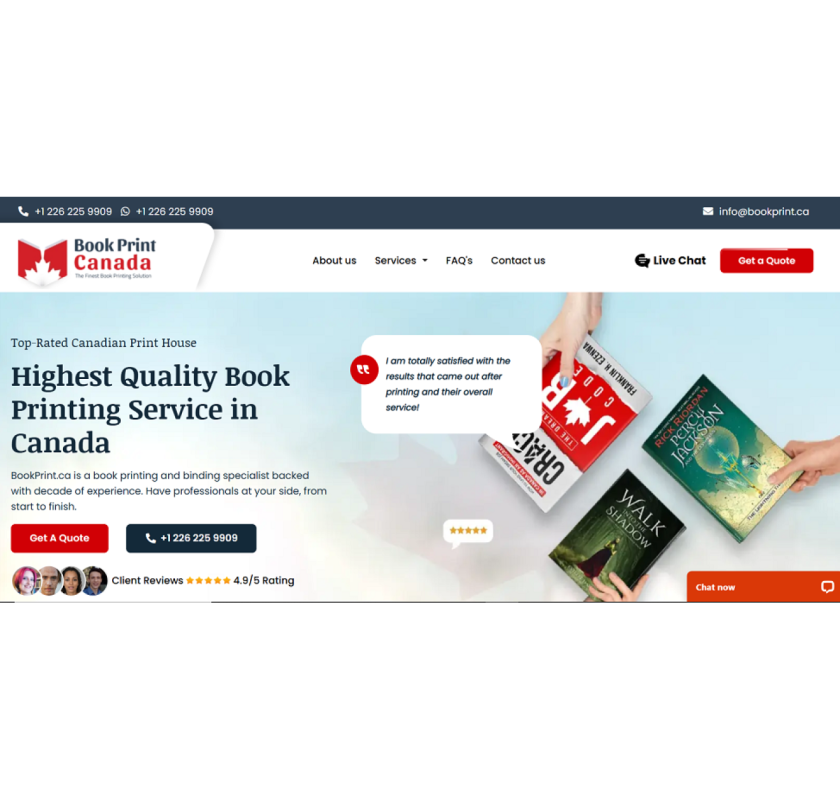 Book Print Canada with Amazing Discounted Prices