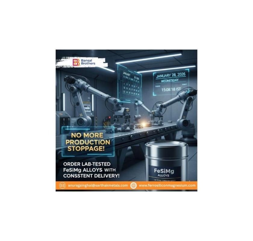 No More Production Stoppage – Order Lab-Tested FeSiMg Alloys with Consistent Delivery!