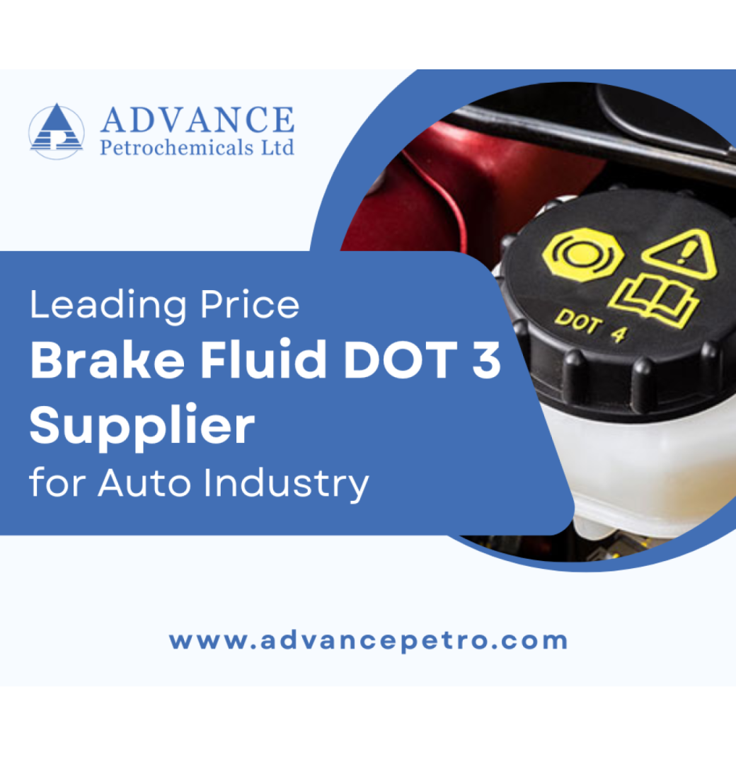 Leading Price Brake Fluid DOT 3 Supplier for Auto Industry