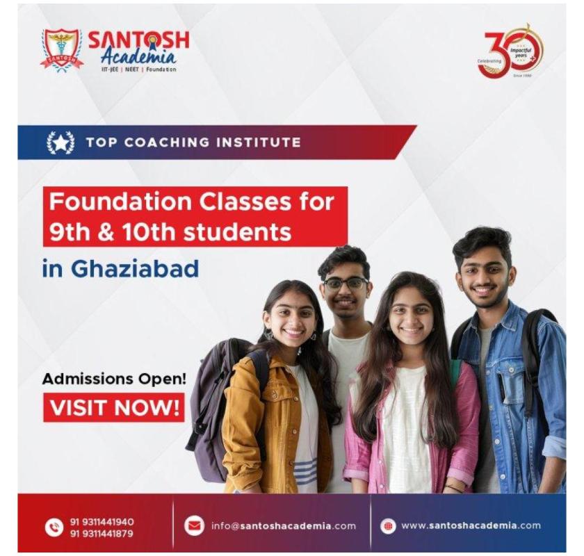 Foundation Classes for 9th and 10th Students in Ghaziabad