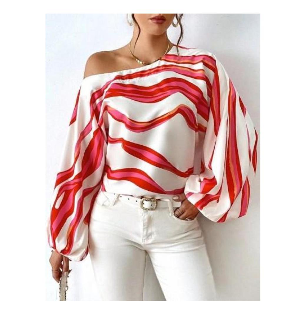 Buy Affordable Dresses Online North Carolina USA – Women’s Off-Shoulder Blouse - 3/3