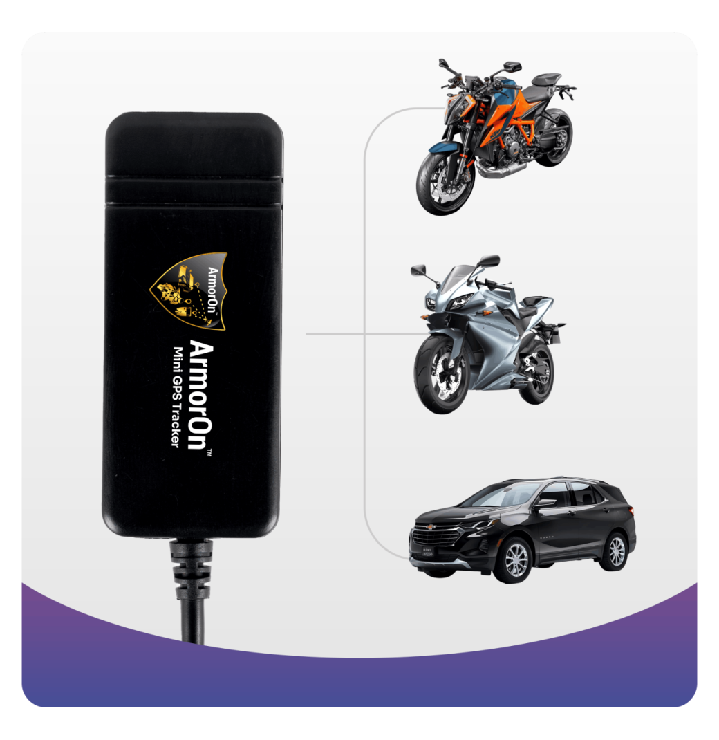 ArmorOn - Anti-theft GPS Tracking Device for Bikes and Cars