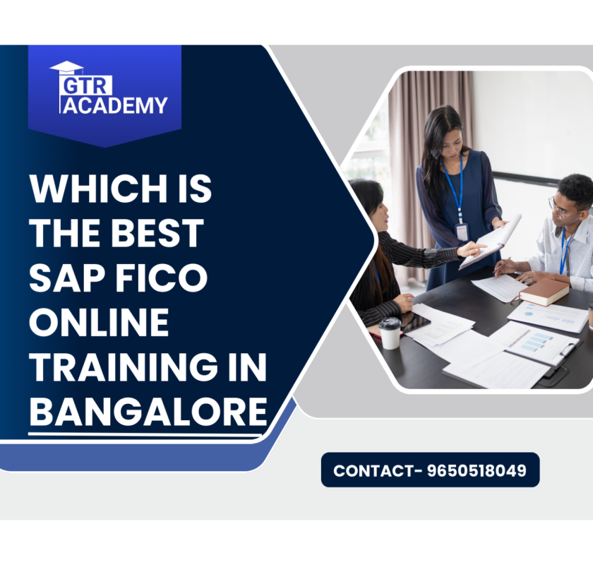 Which Is the Best SAP FICO Online Training in Bangalore?