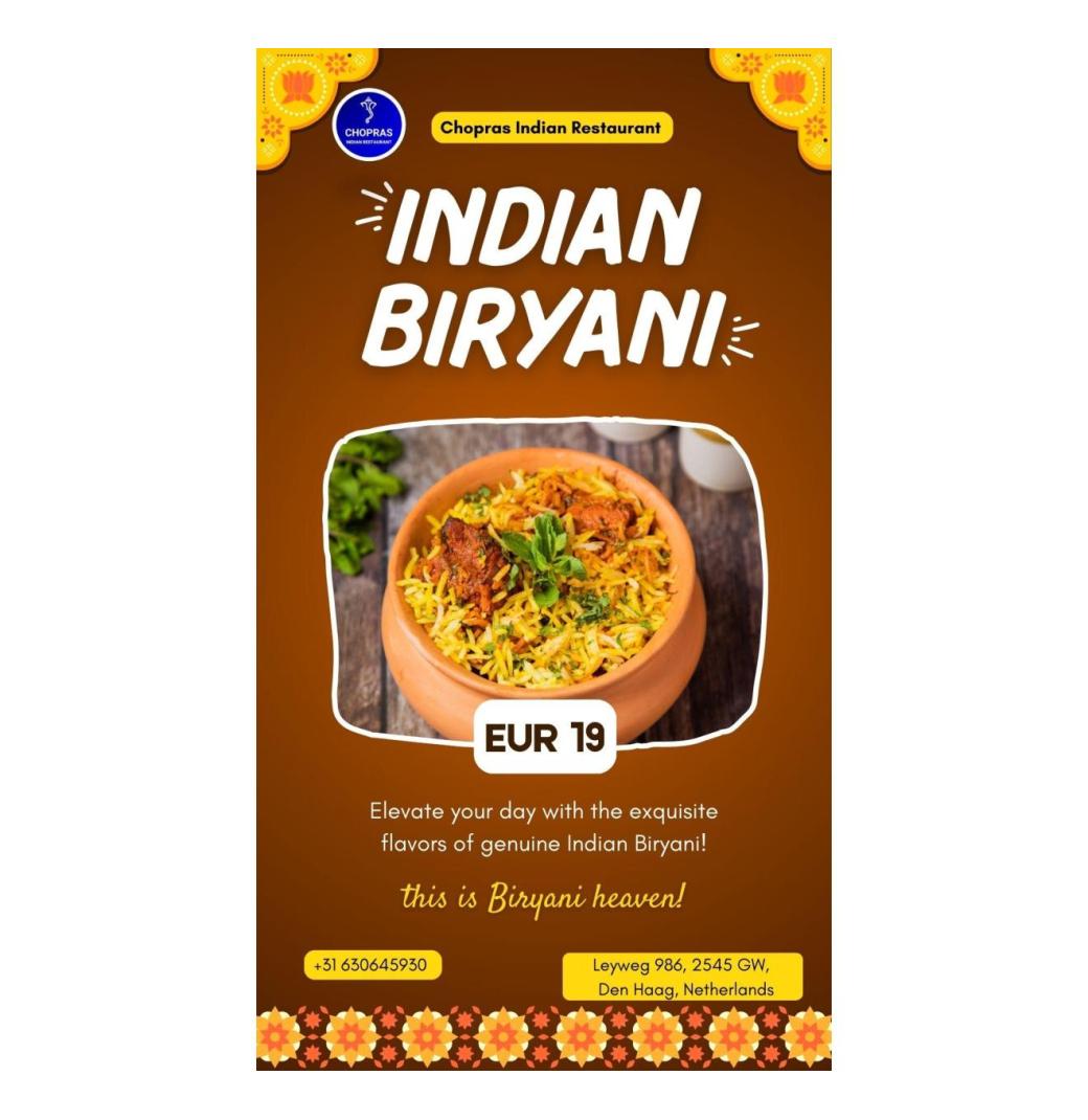 Chopras Indian Restaurant – Authentic Indian Restaurant Den Haag, The Hague