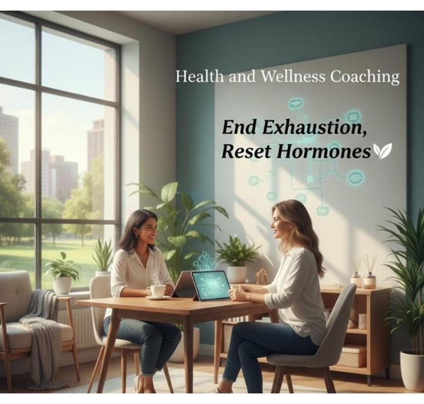 Health and Wellness Coaching: End Exhaustion, Reset Hormones