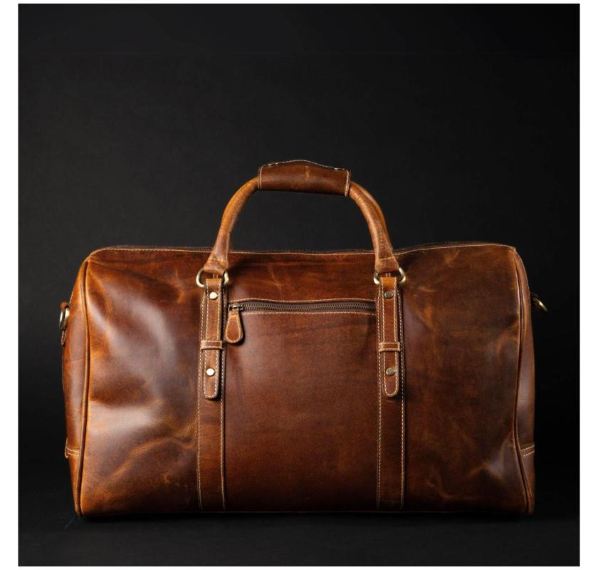 Mens Leather Duffle Bag – Premium Travel Style by NAB Leather