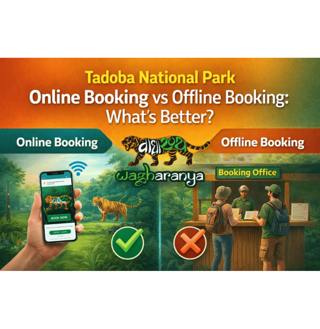 Tadoba National Park Online Booking vs Offline Booking: What’s Better?