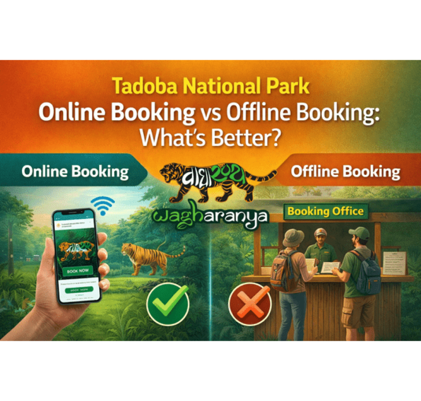 Tadoba National Park Online Booking vs Offline Booking: What’s Better?