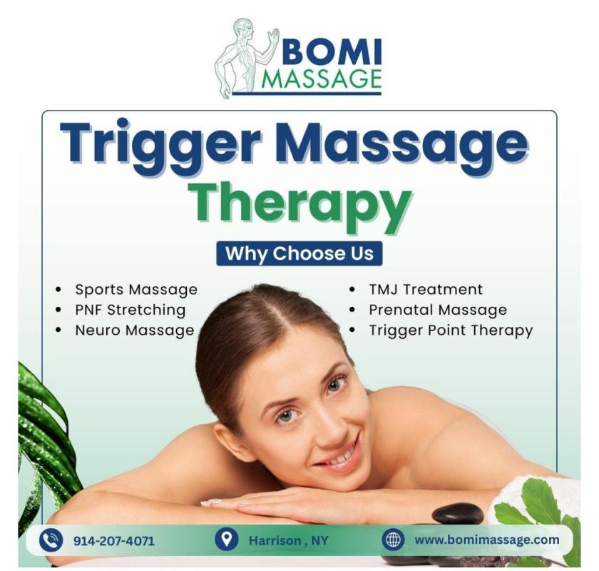 Trigger Massage Therapy Harrison NY