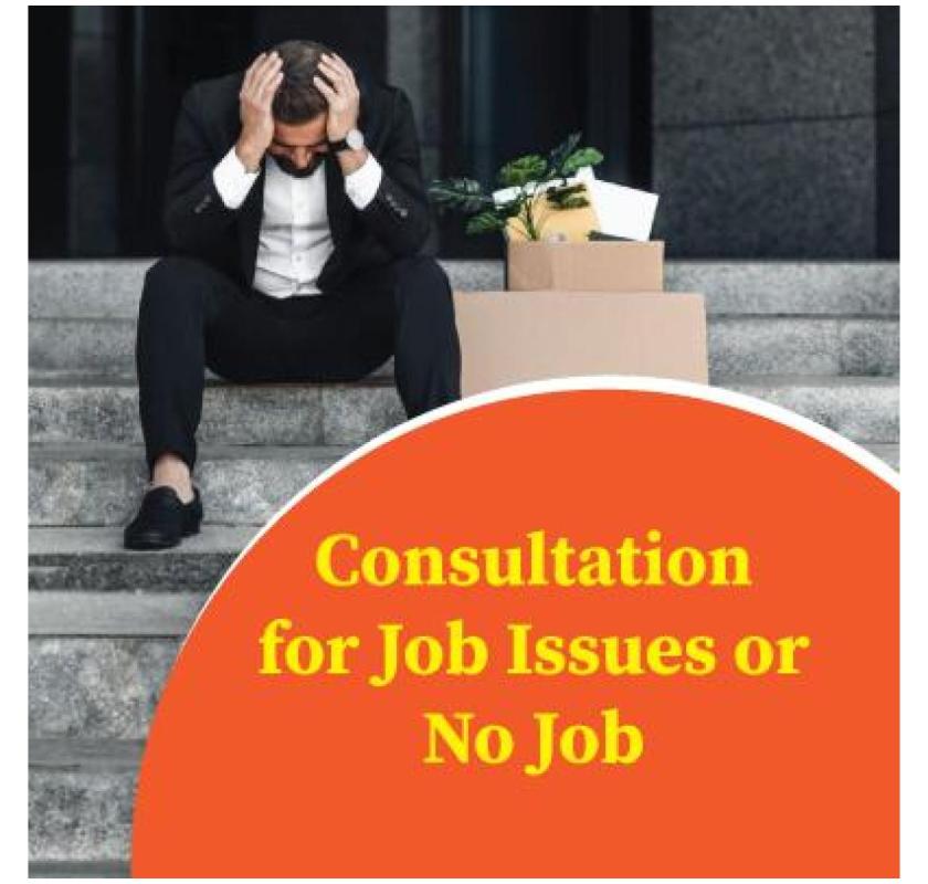 Consultation for Job Issues or No Job
