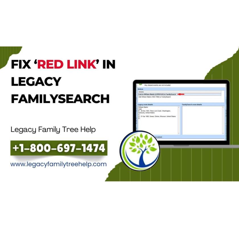 Seeing a Red Link in Legacy FamilySearch? Here’s the Solution