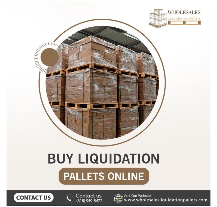 Buy liquidation pallets online
