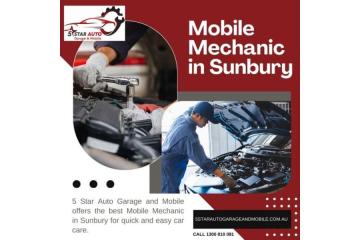 Reliable Mobile Mechanic in Sunbury | 5 Star Auto Garage and Mobile