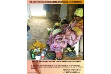 The best powerful spiritual herbalist native doctor in Nigeria +2349169497945