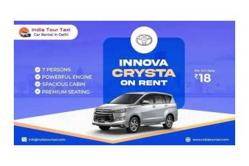 Premium Innova Crysta Hire in Delhi | Luxury Toyota Rental @ Best Rates