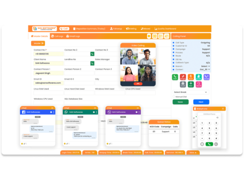 Virtual Call Center Software with CRM Integration