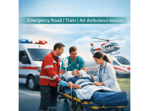 Train Ambulance Service in Guwahati | Affordable Critical Care Transfer