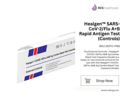 Buy Healgen™ SARS-CoV-2/Flu A+B Rapid Antigen Test (Controls) Online - 2/2
