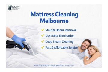 Trusted Mattress Cleaning Services Across Melbourne