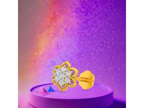 diamond nose pin under 5000