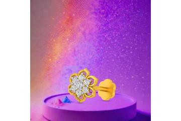 diamond nose pin under 5000