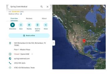 Contact Spring Creek Medical | Primary Health Care Provider