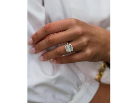 Lucid Gem Studio Radiant Moissanite Ring – Perfect Engagement Ring