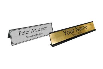 Custom Desk Name Plates with Logo – Premium Quality