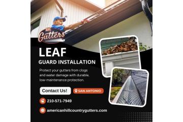 Leaf Guard Installation in San Antonio