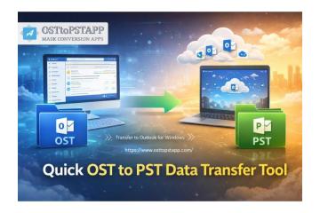 Quick OST to PST Data Transfer tool