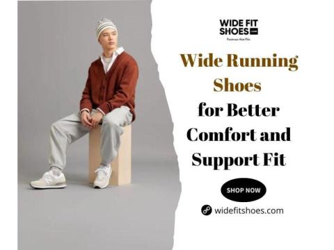 Buy Wide Running Shoes for Better Comfort and Support Fit