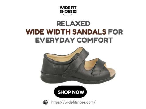 Get the Relaxed Wide Width Sandals for Everyday Comfort