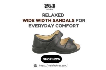 Get the Relaxed Wide Width Sandals for Everyday Comfort